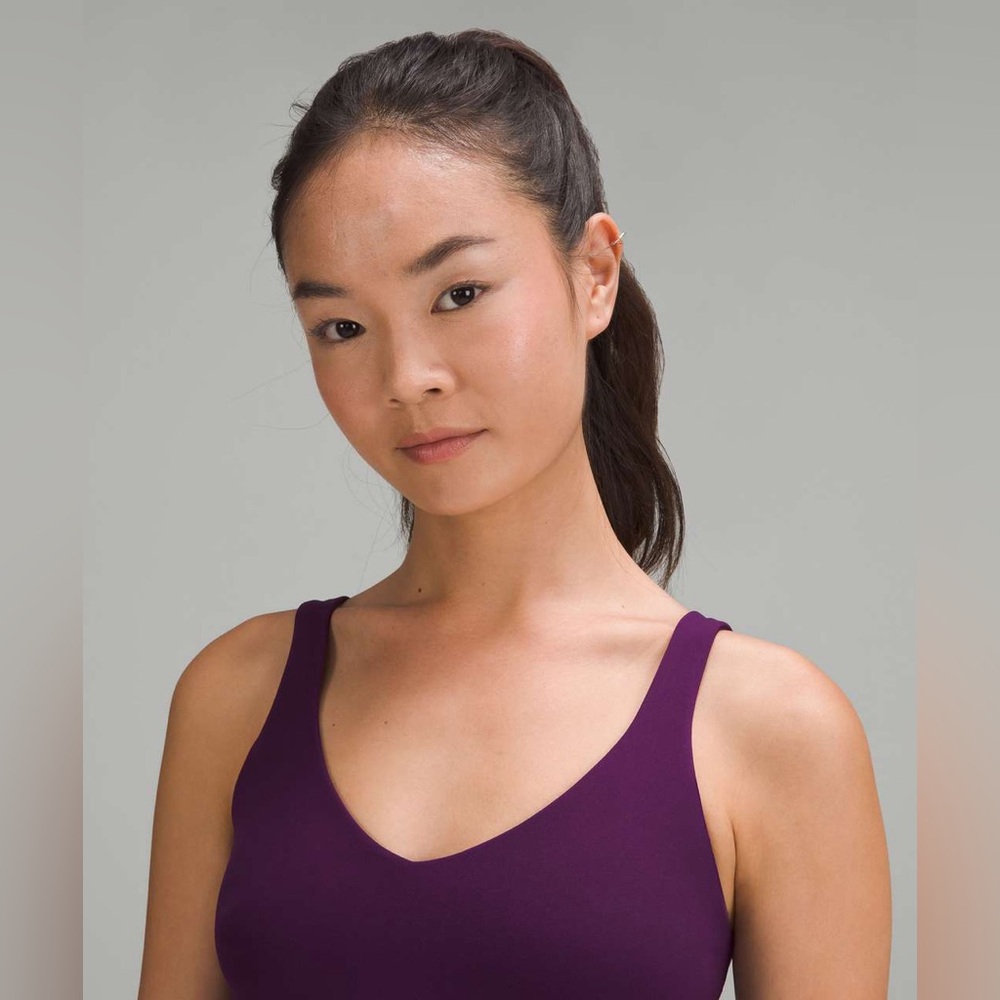 lululemon athletica Plum V-Neck Cropped Tank - Picture 4 of 9